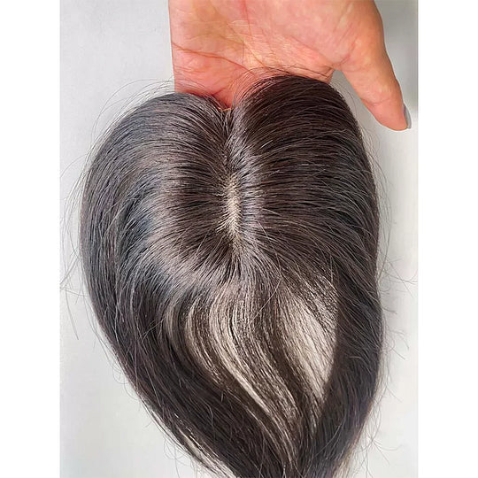 【🔥HOT SALE】Mini Scalp Topper 2x3 Silk Base Hair Topper | 100% human hair production