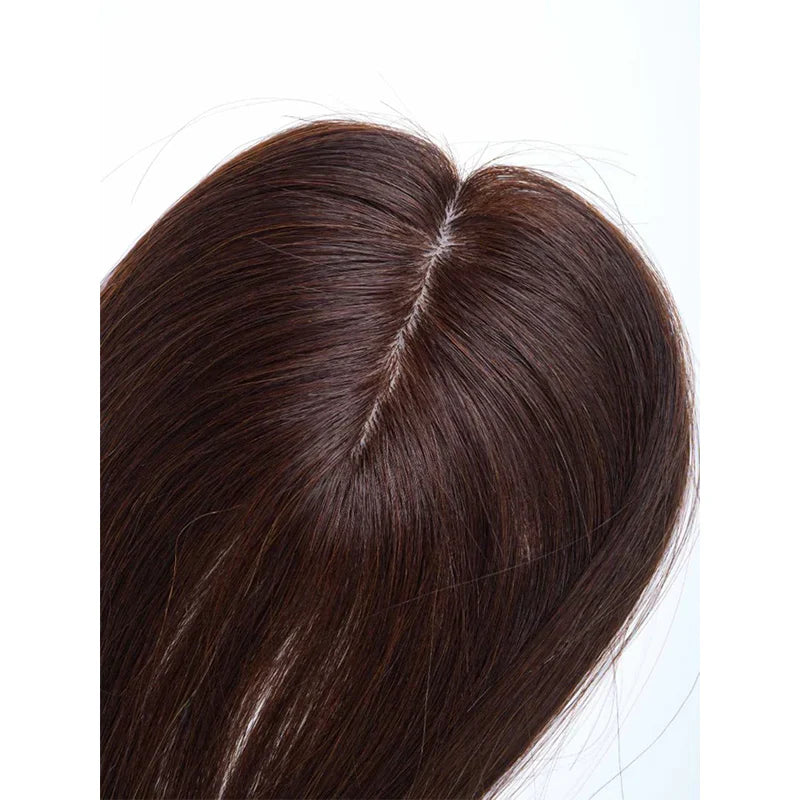 【🔥HOT SALE】2x3 Mini Scalp Topper | Hair Topper For Crown Thinning | Natural Straight