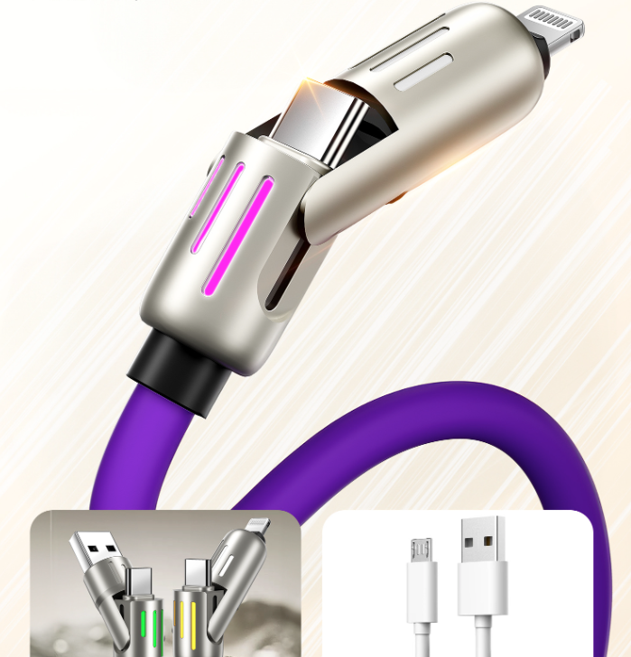 🔥Last Day Buy 3 Free 1 - 4-in-1 USB Charging Cable mFish fast charging 240W