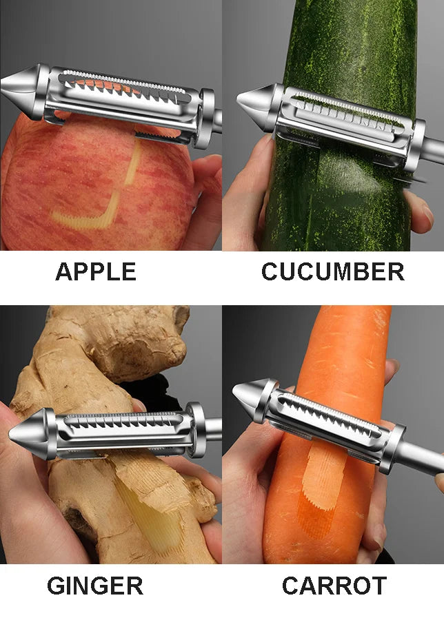 【Buy 1 get 1 FREE】3 in 1 Stainless steel Multifunctional Veggie Peeler